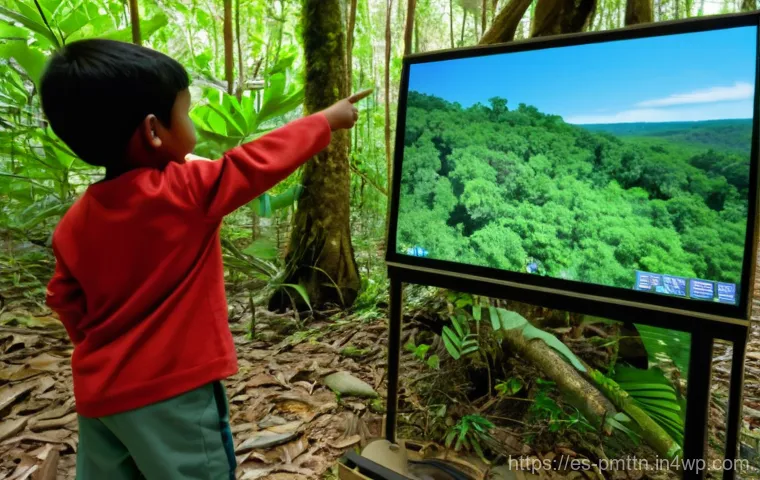 다종 공존 윤리 모델과 혁신적인 접근 - "A breathtaking panoramic view of a vibrant, green city seamlessly integrated with a pristine natura...